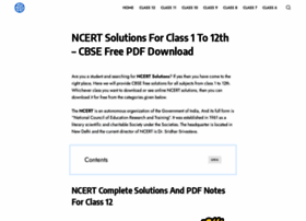 Ncertsolution.in thumbnail