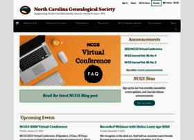 Ncgenealogy.org thumbnail