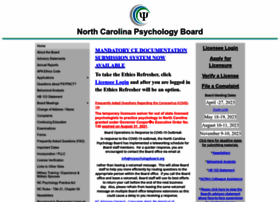 Ncpsychologyboard.org thumbnail