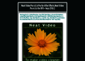neat video 4 neat video 4
