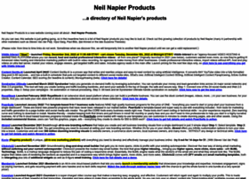 Neilnapierproducts.com thumbnail