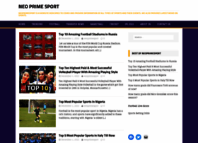 Neoprimesport.com thumbnail