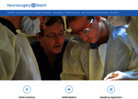 Neurosurgerymatch.org thumbnail