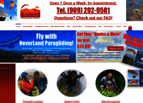 Neverlandparagliding.com thumbnail