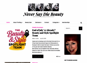 Neversaydiebeauty.com thumbnail