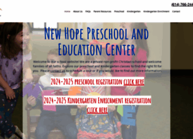 Newhopepreschool.com thumbnail