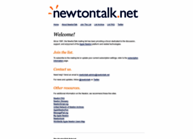 Newtontalk.net thumbnail