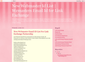 Newwebmasteridlist.blogspot.in thumbnail