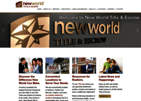 Newworldtitle.com thumbnail