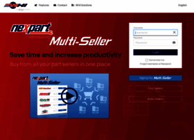 admin.nexpart.com at WI. Nexpart | Leading Automotive Parts Ordering ...