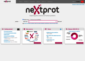 Nextprot.org thumbnail