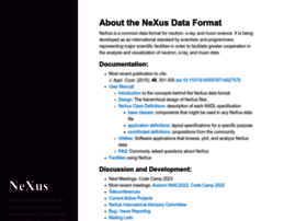 Nexusformat.org thumbnail