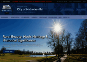 Nicholasville.org thumbnail