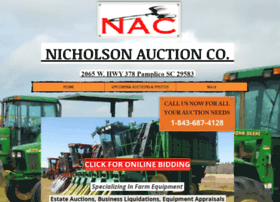 Nicholsonauctionco.com thumbnail