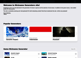 Nickname-generator.com thumbnail