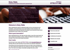 Nicky-watts-transcription-services.co.uk thumbnail Nicky-watts-transcription-services.co.uk thumbnail