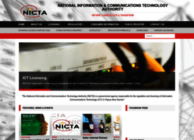 Nicta.gov.pg thumbnail