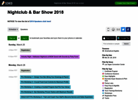 Nightclubbarshow2018.sched.com thumbnail