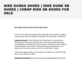 Nikesdunksb.com thumbnail