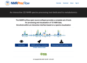 Nmrprocflow.org thumbnail
