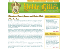 Nobletitles.biz thumbnail