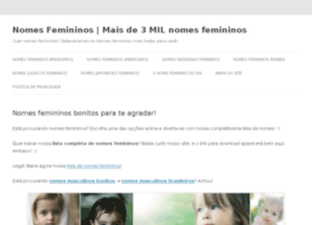 Nomesfemininos.com.br thumbnail