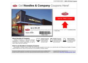Noodlescompany.couponrocker.com thumbnail