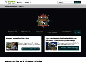 Norfolkfireservice.gov.uk thumbnail