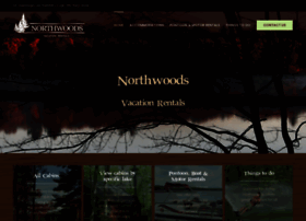 Northwoodsvacationrentals.com thumbnail