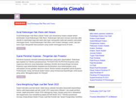 Notariscimahi.co.id thumbnail