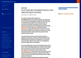 Nothingbutsharepoint.com thumbnail