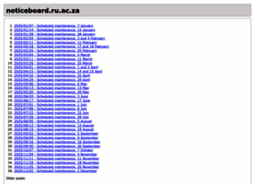 Noticeboard.ru.ac.za thumbnail