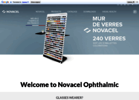 Novacel-optical.com thumbnail