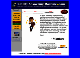 Noveltyansweringmachine.com thumbnail