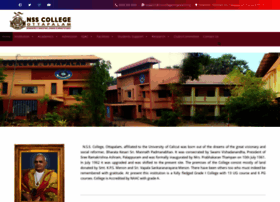 Nsscollegeottapalam.org thumbnail