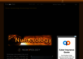 Numerology.findyourfate.com thumbnail