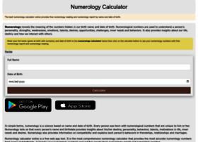Numerologycalculator.online thumbnail