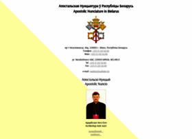 Nunciature.catholic.by thumbnail