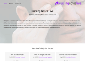 Nursingnoteslive.com thumbnail