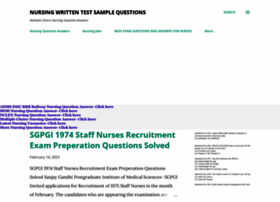 Nursingwrittentestquestions.blogspot.com thumbnail