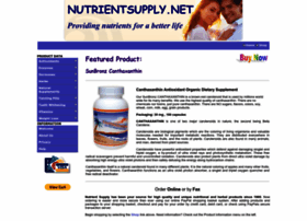 Nutrientsupply.net thumbnail Nutrientsupply.net thumbnail