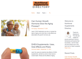 Nutritional-supplements-directory.com thumbnail