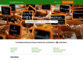 Nutritionists.healthprofs.com thumbnail