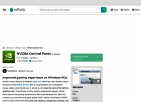 Nvidia-control-panel.en.softonic.com thumbnail