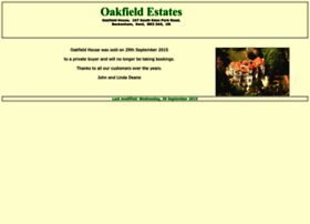 Oakfield.co.uk thumbnail