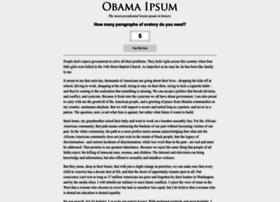 Obamaipsum.com thumbnail
