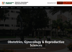 Obgyn.med.miami.edu thumbnail