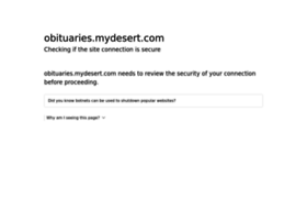 Obituaries.mydesert.com thumbnail