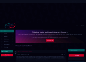 Obscuregamers.com thumbnail