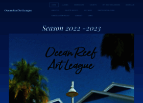 Oceanreefartleague.com thumbnail